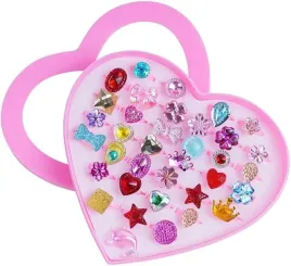 36x-pierscionki-bizutera-ksiezniczki-dla-dziecka-dziewczynki-prezent-serce