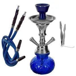 fajka-wodna-shisha-2-wezowa-niebieska-blue-28cm