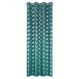 zaslona-welwetowa-140x250-na-kolach-gotowa-geometryczna-turkusowo-srebrna