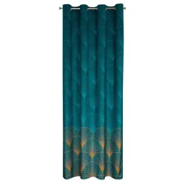 zaslona-welwetowa-140x250-na-kolach-gotowa-geometryczna-turkusowo-zlota