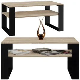 stolik-kawowy-nowoczesny-lawa-do-salonu-z-polka-dab-sonoma-czarny-90x58-cm