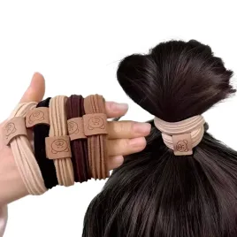 gumki-do-wlosow-super-wzory-i-kolory-elastyczne-z-misiem-x5szt