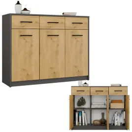 komoda-z-szufladami-3x-drzwi-6-polek-3-szuflady-120-cm-antracyt-artisan