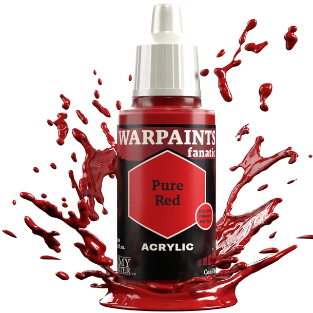 FARBKA THE ARMY PAINTER WARPAINTS FANATIC - PURE RED 18ml