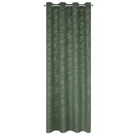 zaslona-welwetowa-140x250-na-przelotkach-stylowa-liscie-ciemnomietowa