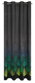 zaslona-welwetowa-140x250-na-przelotkach-geometryczna-czarno-turkusowa