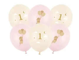 balony-lateksowe-30-cm-myszki-z-cyferka-1-urodziny-pierwsze-jedynka-12-cali