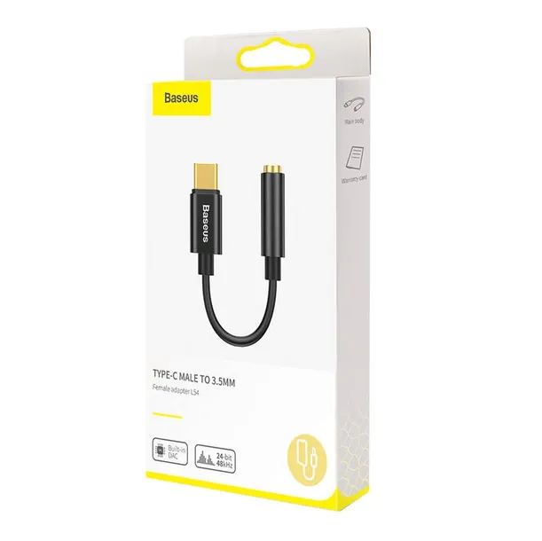 adapter-audio-baseus-l54-usb-c-mini-jack-35mm-czarny-marka-inna