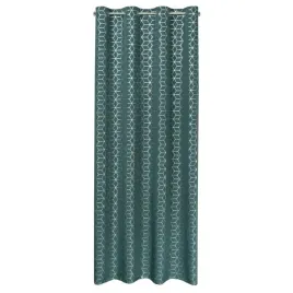 zaslona-dekoracyjna-140x250-na-przelotkach-geometryczna-turkusowo-srebrna