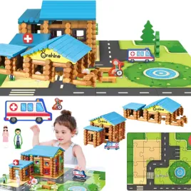 duzy-zestaw-klockow-puzzle-drewniane-do-budowy-szpitala-karetka-personel