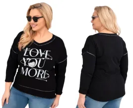 czarna-bluzka-damska-plus-size-z-nadrukiem-love-you-more