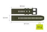 mobile-origin-easy-strap-watch-22mm-dark-green-stan-nowy-marka-inny
