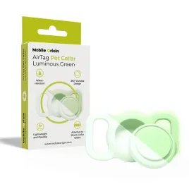 mobile-origin-airtag-pet-collar-luminous-green