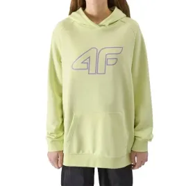 bluza-dziewczeca-z-kapturem-limonka-4f-jwss24-tswsf0921