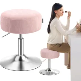 taboret-obrotowy-rozowy-wysoki-do-toaletki-krzeslo-hoker-regulowane-rozowe