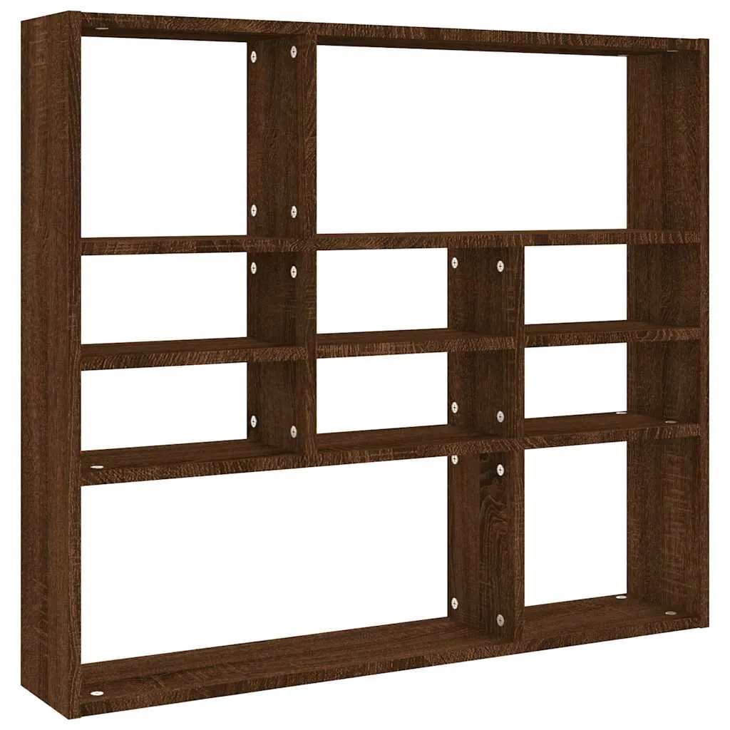 polka-scien-10-otworow-90x16x78-braz-dab-stan-nowy