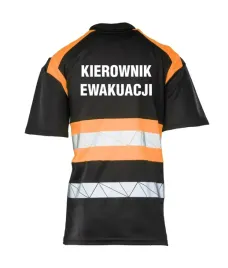 koszulka-polo-eco-rival-pomaranczowy-z-nadrukiem-kierownik-ewakuacji-m