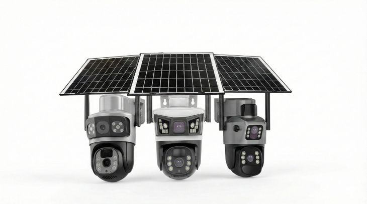 Kamera Zewnętrzna 4G LTE PTZ z Panelem Solarnym i Zdalnym Sterowaniem