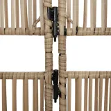 parawan-5-panelowy-bezowy-polirattan-producent-vidaxl
