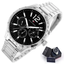 zegarek-meski-tommy-hilfiger-1791469-srebrna-bransoleta-czarna-tarcza