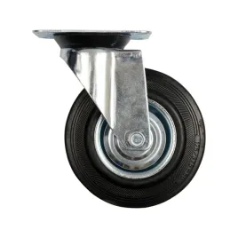 kolko-skretne-200mm-czarna-guma-obciazenie-150kg-mocowanie-lozysko-vorel
