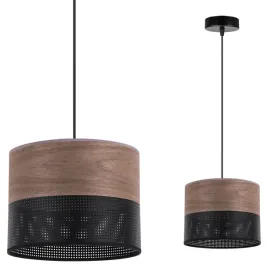 lampa-sufitowa-wiszaca-czarny-zyrandol-z-eleganckim-abazurem-fornir-20cm