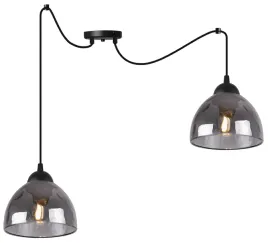 lampa-sufitowa-wiszaca-zyrandol-pajak-loft-podwojny-szklany-grafit-czarny