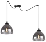 lampa-sufitowa-wiszaca-zyrandol-pajak-loft-podwojny-szklany-grafit-czarny-kolekcja-venice