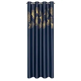 zaslona-dekoracyjna-140x250-na-przelotkach-stylowa-liscie-granatowa