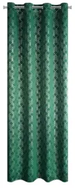 zaslona-dekoracyjna-140x250-na-przelotkach-geometryczna-ciemnozielona
