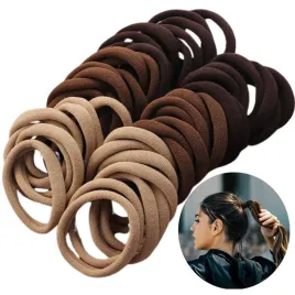 gumki-gumeczki-do-wlosow-zestaw-50szt-brazowe-bezowe