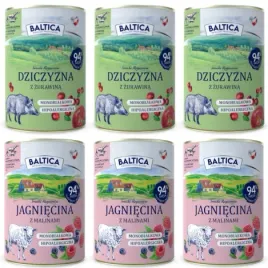 baltica-mokra-karma-dla-psa-mix-dziczyzna-i-jagniecina-6x400g