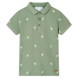 koszulka-dziecieca-polo-khaki-140