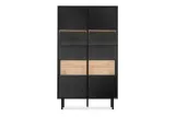 witryna-czarna-dab-naturalny-175-lofty-konsimo-kolor-mebla-dab-naturalny