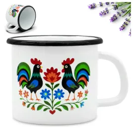 kubek-emaliowany-075l-na-kawe-tradycyjny-kubeczek-stalowy-bialy-folk-10cm