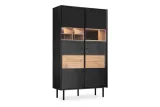 witryna-czarna-dab-loft-175-lofty-konsimo-kolor-frontow-dab-naturalny