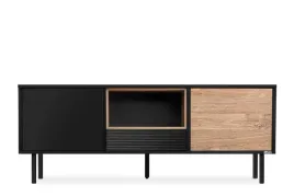 szafka-rtv-150-cm-stojaca-pod-tv-czarna-dab-lofty
