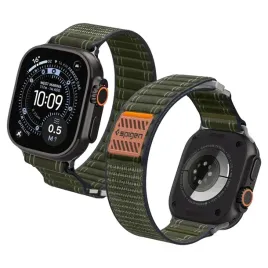 spigen-fabric-band-hook-and-loop-green-apple-watch-49mm-46mm-45mm-44mm