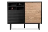 komoda-czarna-loft-150-dab-mat-lofty-konsimo-kolekcja-lofty