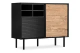 komoda-czarna-loft-150-dab-mat-lofty-konsimo-kolor-mebla-dab-naturalny