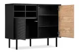 komoda-czarna-loft-150-dab-mat-lofty-konsimo-glebokosc-mebla-41-cm