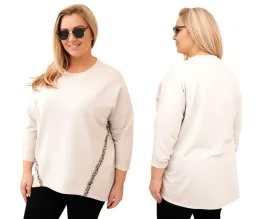 bezowa-bluzka-damska-bawelniana-plus-size-z-lampasem-i-dluzszym-tylem