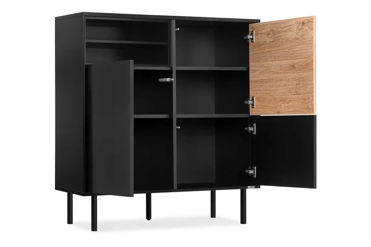 komoda-czarna-loft-150-dab-loft-lofty-konsimo-szerokosc-mebla-101-5-cm