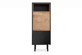 regal-loft-dab-naturalny-lofty-antracyt-konsimo