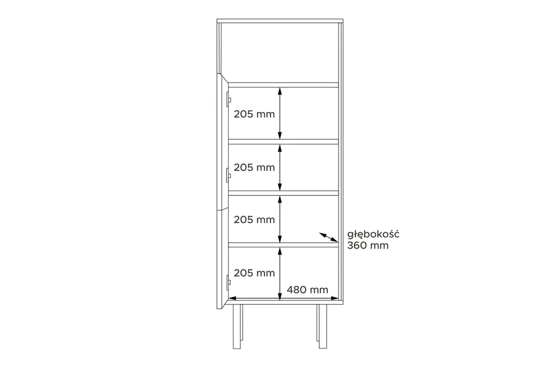 regal-loft-dab-naturalny-lofty-antracyt-konsimo