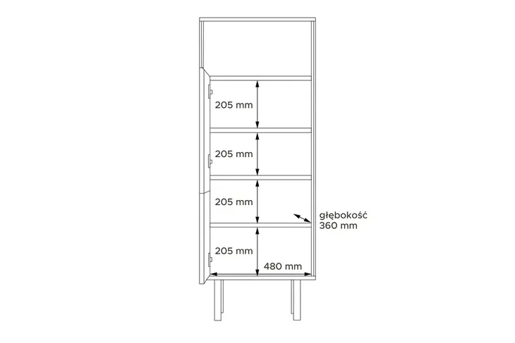 regal-loft-czarny-dab-antracyt-lofty-konsimo-wykonczenie-polysk