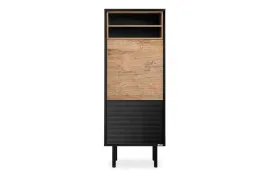 regal-loft-czarny-dab-naturalny-lofty-mat