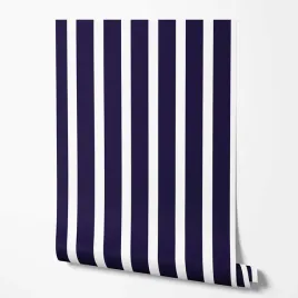 tapeta-na-sciane-granatowe-biale-paski-do-przedpokoju-biura-salonu