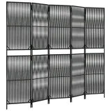 parawan-5-panelowy-czarny-polirattan