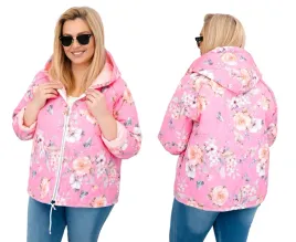 jasno-rozowa-kurtka-damska-wiosenna-plus-size-z-kapturem-w-kwiatowy-wzor